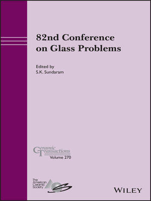cover image of 82nd Conference on Glass Problems, Volume 270